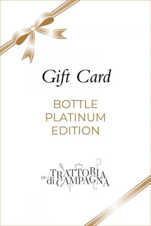 Gift Card Bottle Platinum Edition