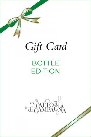 Gift Card Bottle Edition